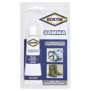COLLA BOSTIK GOMMA TUBETTO 50 GR. IN BLISTER OFFERTA