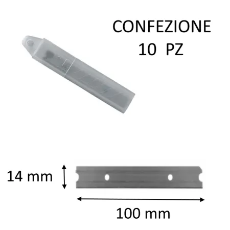 CONFEZIONE 10 LAME PER RASCHIETTO TOGLIPARATI