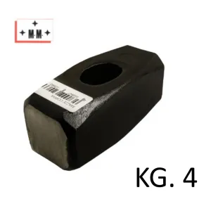 MAZZA A COPPIA KG.4 SENZA MANICO
