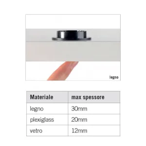 INTERRUTTORE CAPACITIVO DIMMERABILE CAPSENS DOMUS LINE OFFERTA