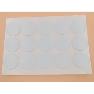 COPRIFORO ADESIVO D.20 BIANCO BLISTER PZ.15