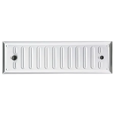 GRIGLIA CON DOSATORE MM 240X70 ALLUMINIO ANODIZZATO