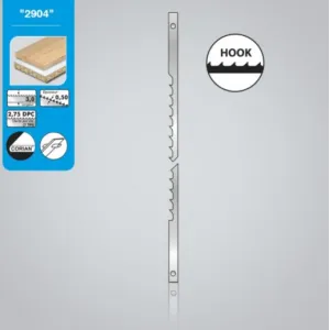 LAME LEMAN PER TRAFORO 7 D/P 127X3X0,50 cod.2904.12 - CONFEZ DA 12 PZ -