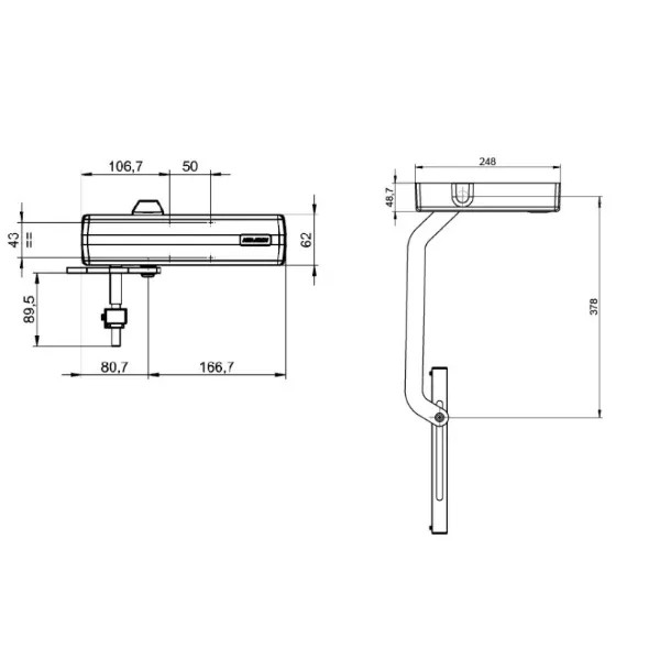 CHIUDICANCELLO MAB 650 AA  NERO  DC650G 9004