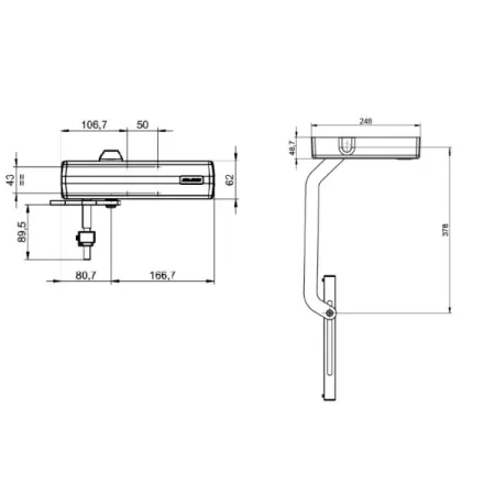 CHIUDICANCELLO MAB 650 AA  NERO  DC650G 9004