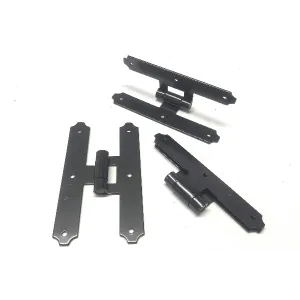 FERRO DOPPIO ""T"" MANFREDI VERNICIATO NERO FISSO