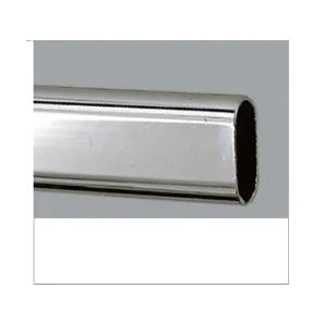 TUBO IN FERRO CROMATO 30X15 mm