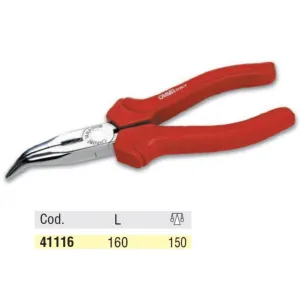 PINZA OMMA BECCHI 1/2 TONDI PIEGATI MM.160