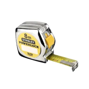 FLESSOMETRO STANLEY POWERLOCK  0-33-198 NASTRO MT. 8 X 25 MM -PROMO-
