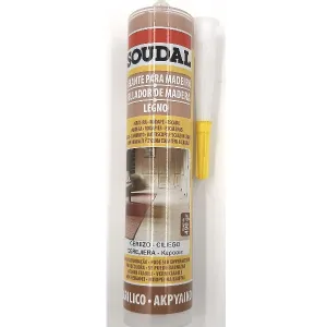 SILICONE SOUDAL ACRILICO / VERNICIABILE CILIEGIO 300 ml