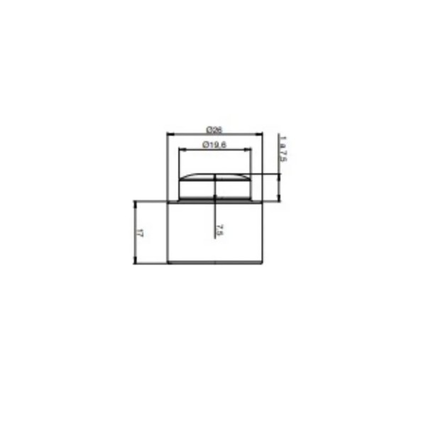 PARACOLPO A BATTUTA IN NYLON AMMORTIZZATA NERO TORBEL