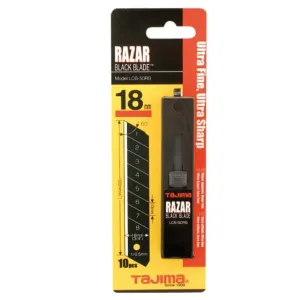 LAME A SPEZZARE RAZAR BLACK DA 18 MM - BLISTER DA 10 PZ -OFFERTA