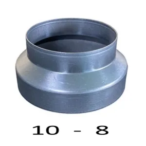 RIDUZIONE X TUBI IN ALLUMINIO DA CM 10 A CM 8