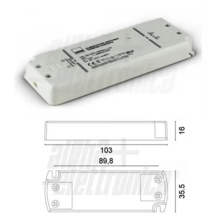 ALIMENTATORE TERMOPLASTICO SLIM 20 WATT 24 V