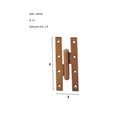 CERNIERA 105 AL 095X55 DX