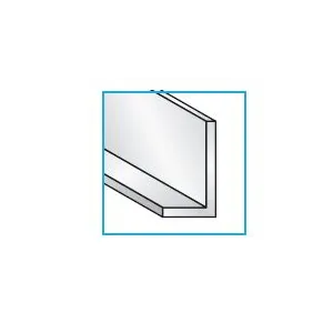 PROFILO AD "L" IN ALLUMINIO ANODIZZATO IN BARRE DA 2 METRI