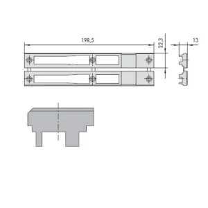 CONTROPIASTRA CISA 06285-38-0  -IN NYLON -