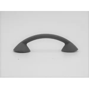 MANIGLIA 848 MM.128 POLIMERO MORBIDO GRIGIO
