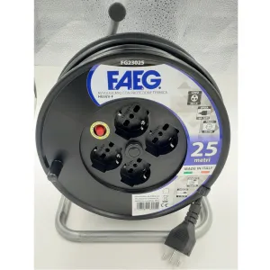 AVVOLGICAVO FAEG 23025 MT.25 CAVO 3X1,5 OFFERTA