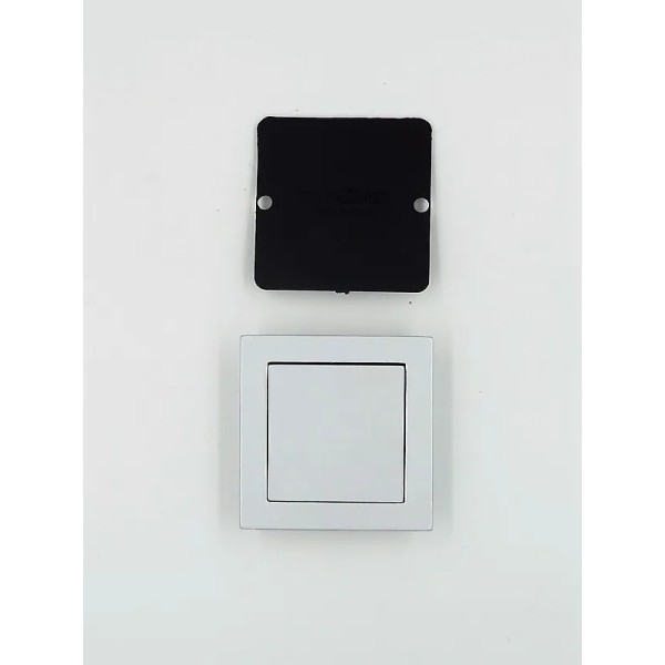 MANIGLIA 9107 B INCASSO MM.56X56 ARGENTO 7