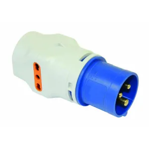 ADATTATORE SPINA INDUSTR.CEE/PRESA TRIPLA 16A