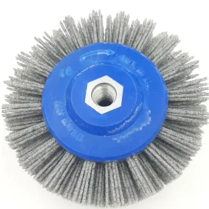 SPAZZOLA CIRCOLARE IN NYLON D.140x50 mm M14 Gr.46