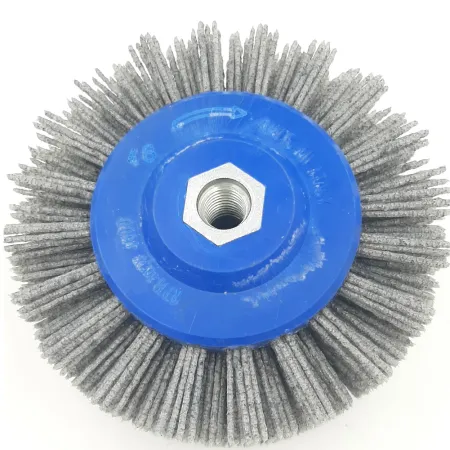 SPAZZOLA CIRCOLARE IN NYLON D.140x50 mm M14 Gr.46
