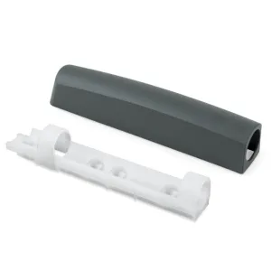 Copertura Emuca per Cricchetto da Incasso D.10mm Nero 89mm