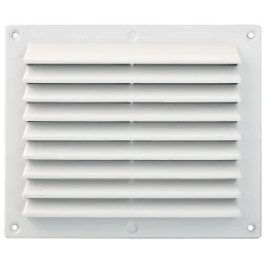 GRIGLIA AEREAZIONE MM 175X146 PLASTICA BIANCA