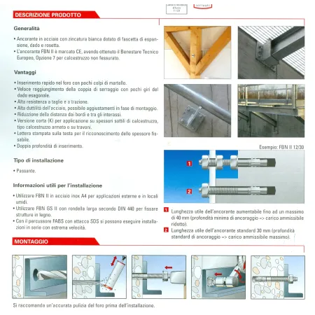 TASSELLO FISCHER FBN 8/10 INOX A4
