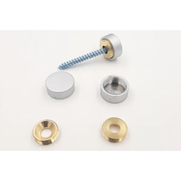 COPRIVITE D.15 mm CROMO-SATINATO -PROMO