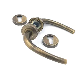 MANIGLIA GPB MILENA RB8 YALE BRONZATO