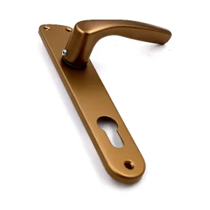 MANIGLIA GPB GABRY PLACCA YALE ALLUMINIO BRONZO