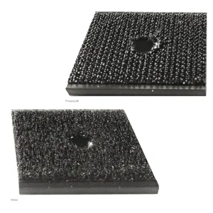 COPPIA PIASTRINE CON VELCRO/VELLUTO 34x34 mm