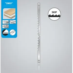 LAME LEMAN PER TRAFORO 18 D/P 127X2X0,25 cod.2903.12 - CONF DA 12 PZ-
