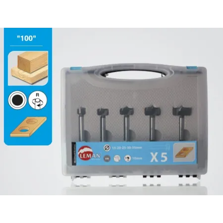 SERIE 5 PUNTE FOSTNER WIDIA LEMAN -PROMO-