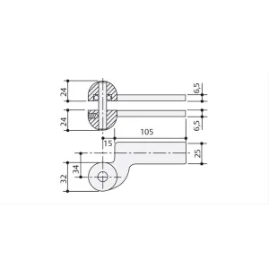 PERNO MAB SUPERIORE  AC7 NICHELATO