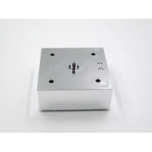 PIEDINO MITAL PI03 B  MM.75X75X30 CROMO LUCIDO