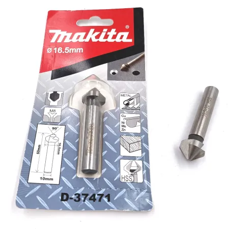 SVASATORE MAKITA 3 TAGLIENTI HSS D.16,5 X VITI M8