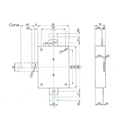 DEVIATORE X SERRAT. QUINTUPLA VERNIC.