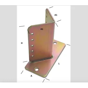 ANGOLARE CON BASE PORTAPILASTRI 90X90X180