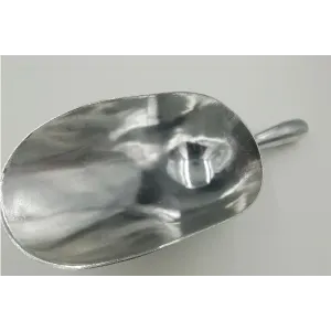 SASSOLA TONDA GRANDE IN ALLUMINIO CM.26X14