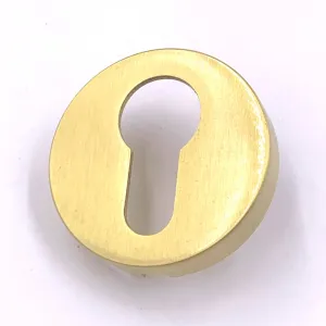 BOCCHETTA OLIVARI TONDA YALE OTTONE SATINATO