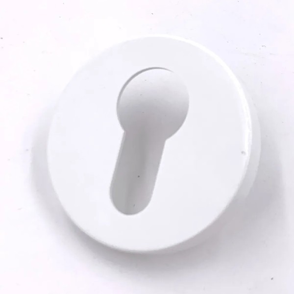 BOCCHETTA OLIVARI TONDA YALE BIANCA