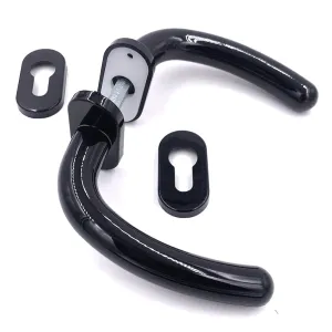 MANIGLIA OLIVARI ISEO ROS.BOC OVALE YALE NERA