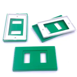 COPRINTERRUTTORE OLIVARI TAMIGI 2 FORI VERDE