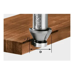 FRESA FESTOOL D.27 - 30° PER OFK500 senza cuscinetto