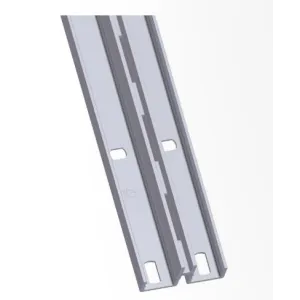 CREMAGLIERA PROAL mod.C 0010 A /2531 mm ARGENTO