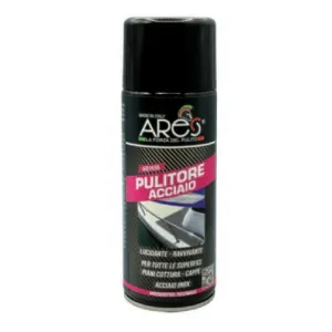 PULITORE ACCIAIO IN BOMBOLETTA 400 ML ARES