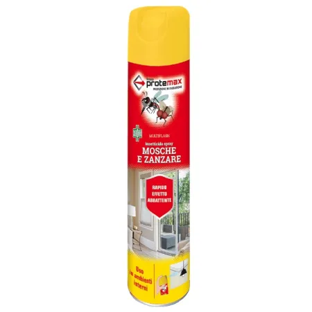 INSETTICIDA PER MOSCHE E ZANZARE BOMBOLETTA SPRAY 500 ML PROTEMAX -OFFERTA- INSETTICIDA PER MOSCHE E ZANZARE BOMBOLETTA SPRAY 500 ML PROTEMAX -OFFERTA-